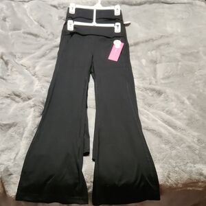 2 Pair Kids Yogalicious Black Flare Pants